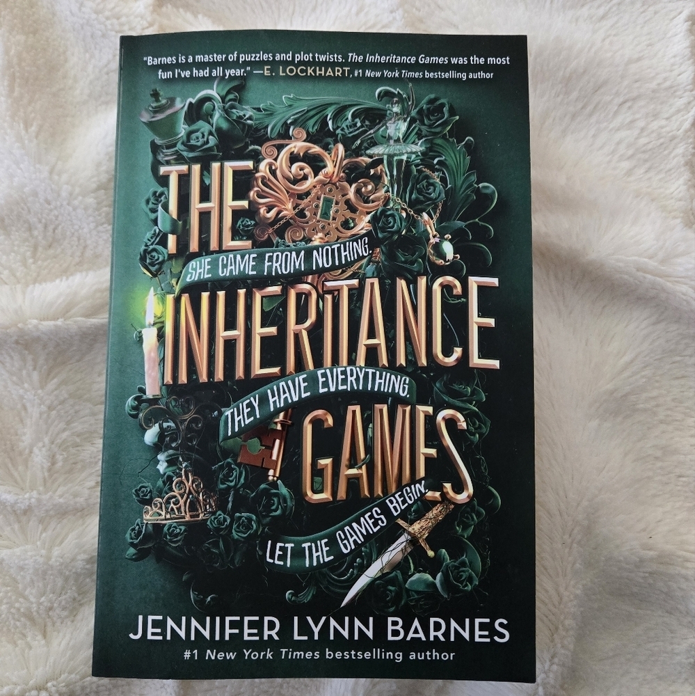 💙3/$15💙The Inheritance Games by Jennifer Lynn Barnes Softcover‎ Novel